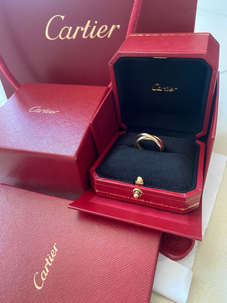 까르띠에 트리니티링 스몰 58호 (가격내려올립니다)--4