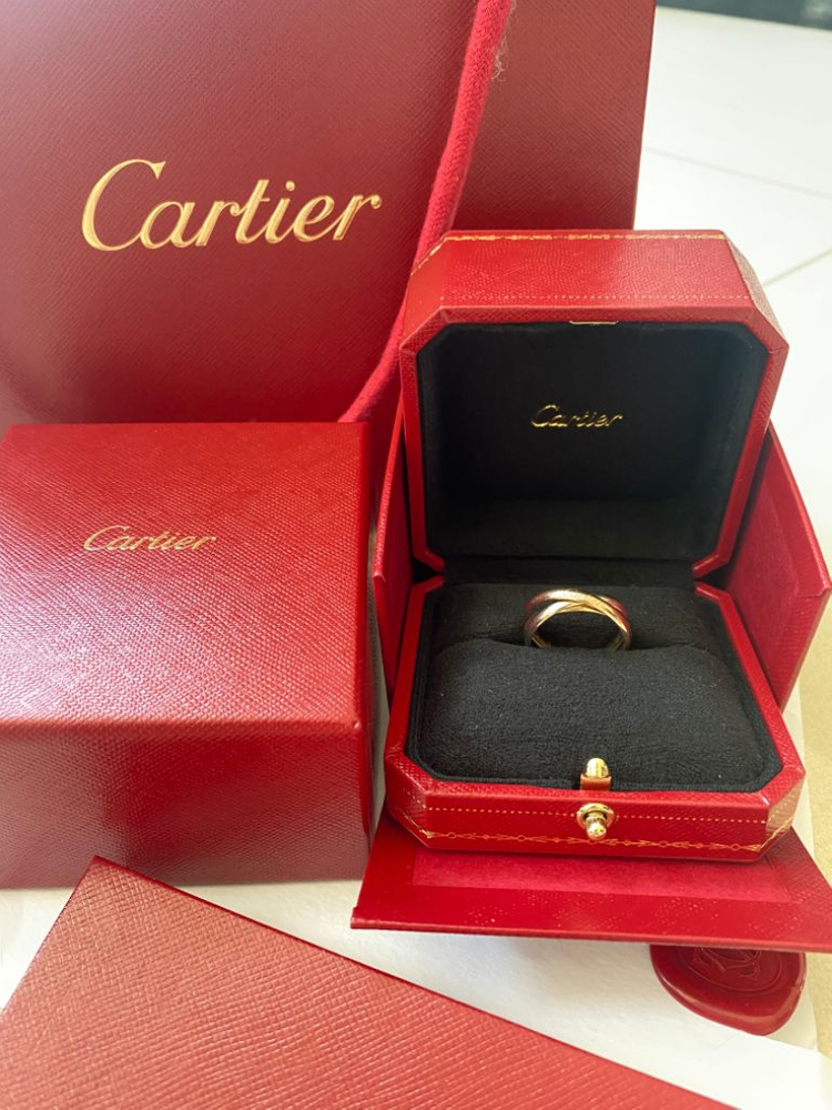 까르띠에 트리니티링 스몰 58호 (가격내려올립니다)--2