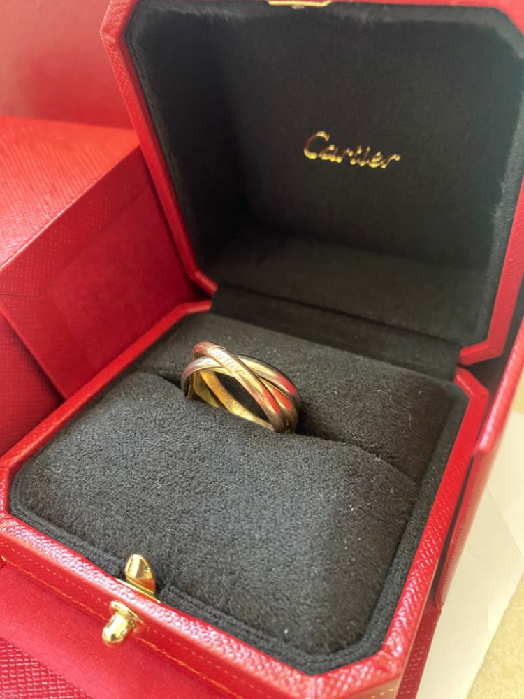 까르띠에 트리니티링 스몰 58호 (가격내려올립니다)--5
