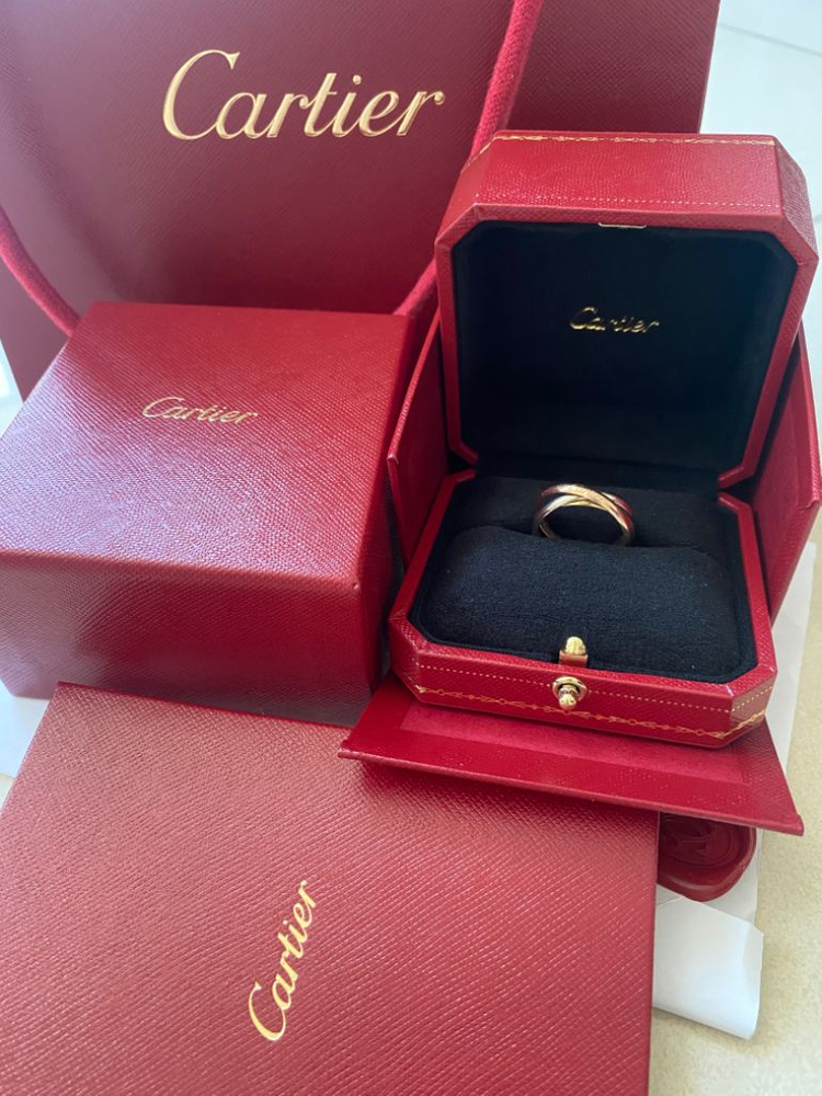 까르띠에 트리니티링 스몰 58호 (가격내려올립니다)--3