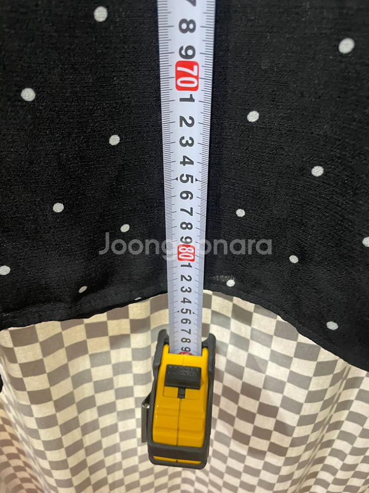 도트 쉬폰 롱스커트:) 밴딩스커트--3