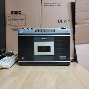 소니 CF 550A 카셋트 리시버 앰프 (오디오 LP