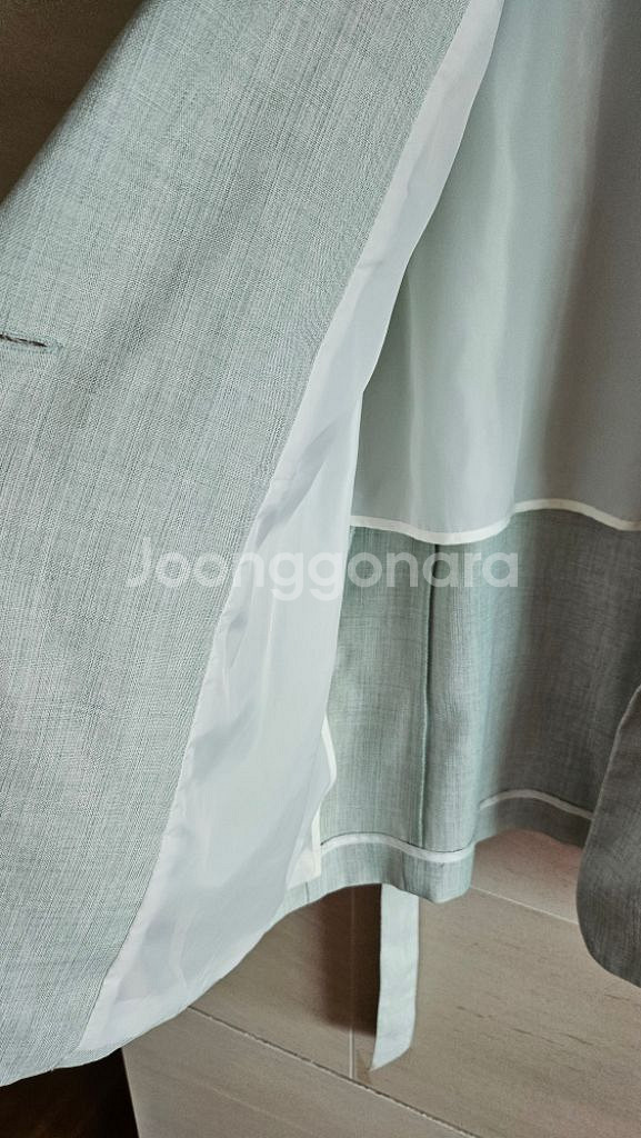 (정품) 비지트인뉴욕 (21ss) 벨티드 자켓--7