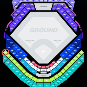최강야구 3층지정석 2연석 통로쪽