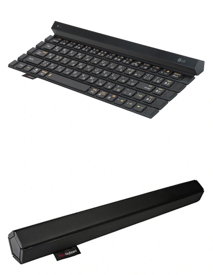 LG 블루투스 접이식 무선 롤리 키보드 KBB-710--1