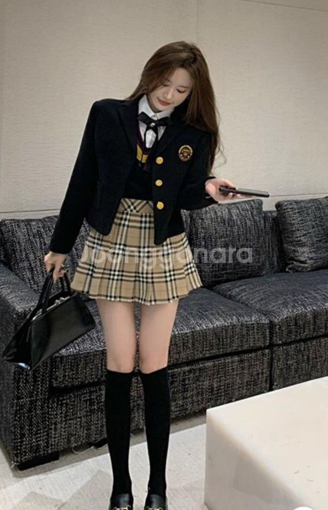 스쿨룩 영국교복 하이틴 졸업사진 옷대여--1