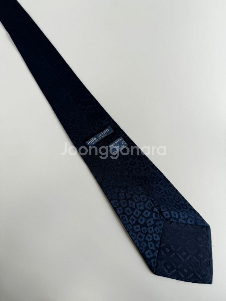 밀라숀 (Mila Schon) 실크 넥타이 8.5cm--2