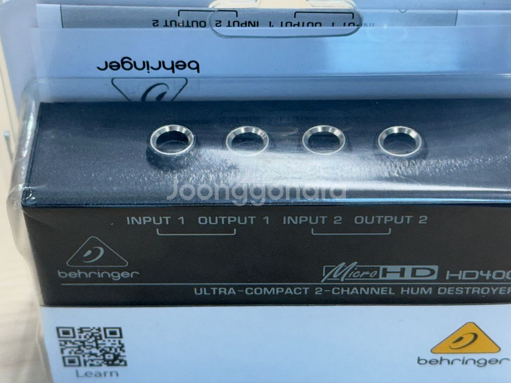 험노이즈 제거 HD400베링거 (뉴트릭 케이블포함)--2