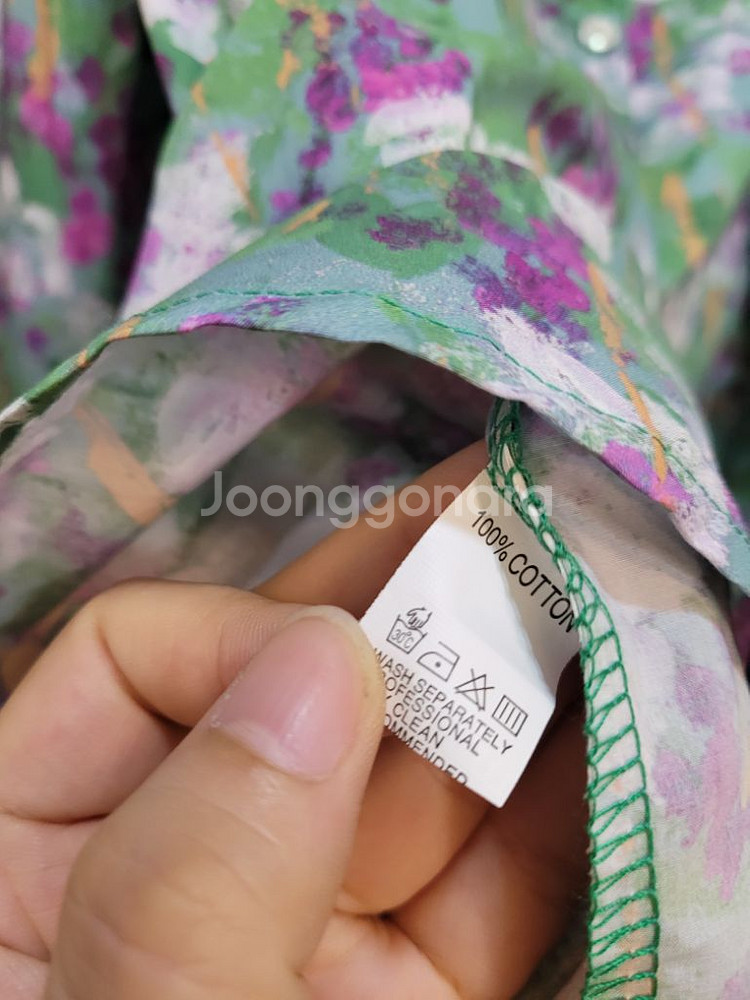 40수 최고급면 나염 면남방--4
