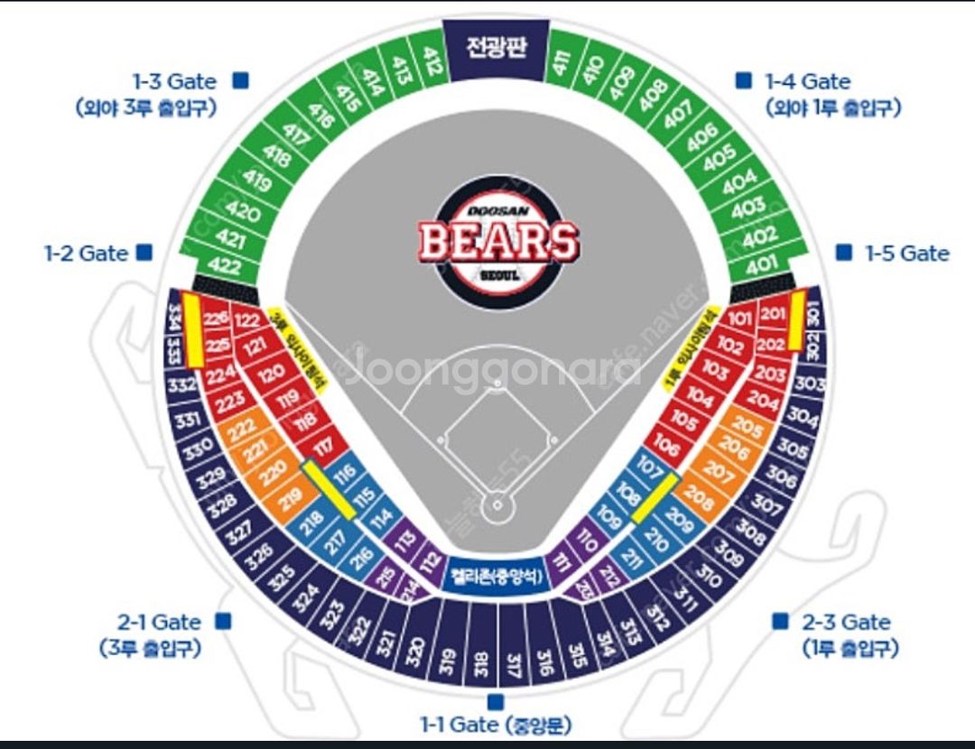 두산베어스 6월29일 잠실 홈경기