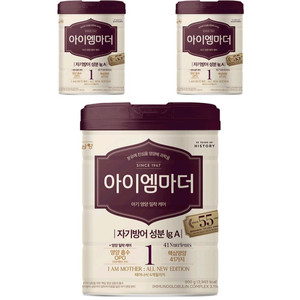 아이엠마더 분유 1단계, 800g, 3개