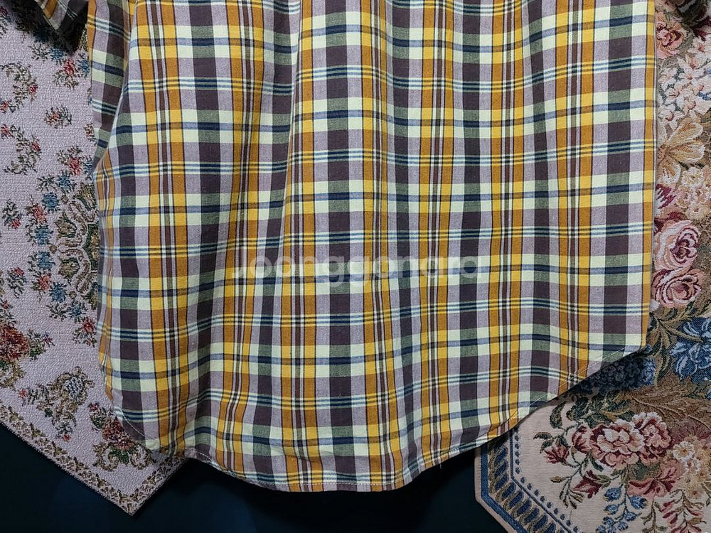 M 미노야 랄프이튼 루즈핏 체크 셔츠--4