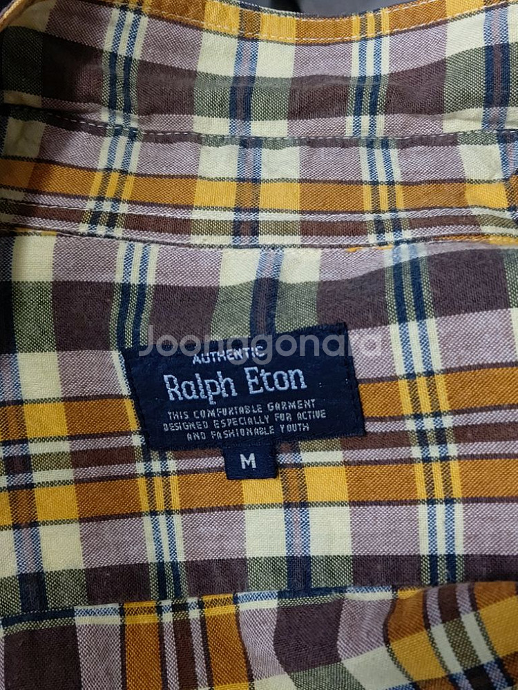 M 미노야 랄프이튼 루즈핏 체크 셔츠--6