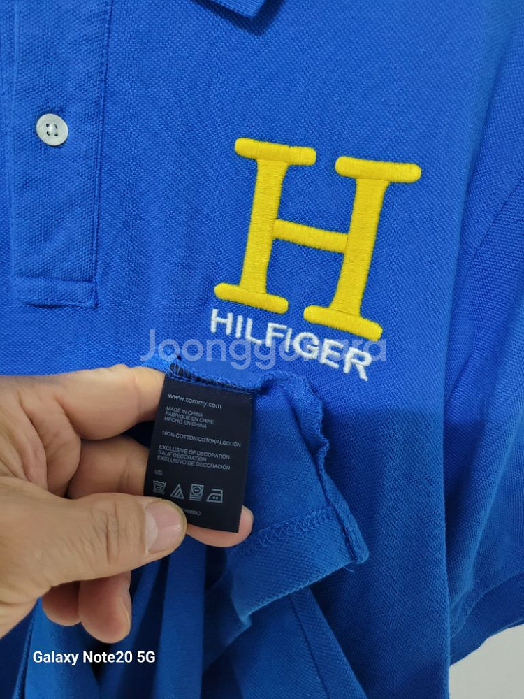 여성 타미힐피거 반팔 카라티셔츠 (100)--3