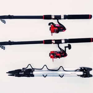 원투낚시대3.6m2대+4000번릴2대+릴줄+삼각받침대