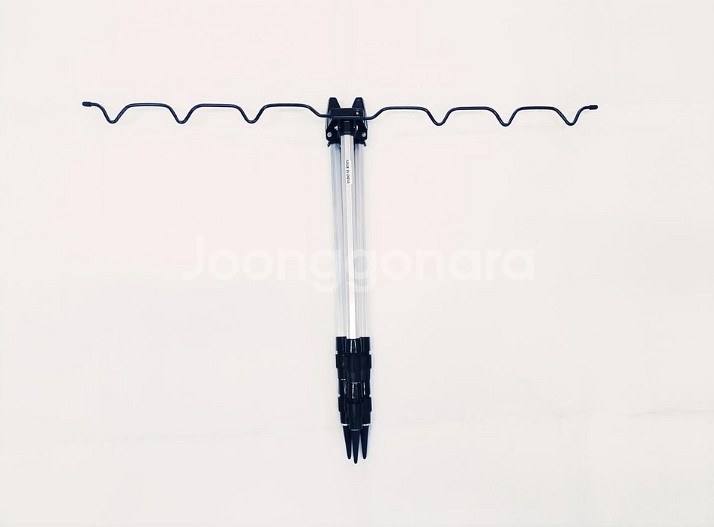 원투낚시대3.6m2대+4000번릴2대+릴줄+삼각받침대--5