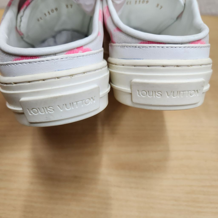 정품 루이비통 여성 뮬 슬리퍼 스니커즈 37 이미지