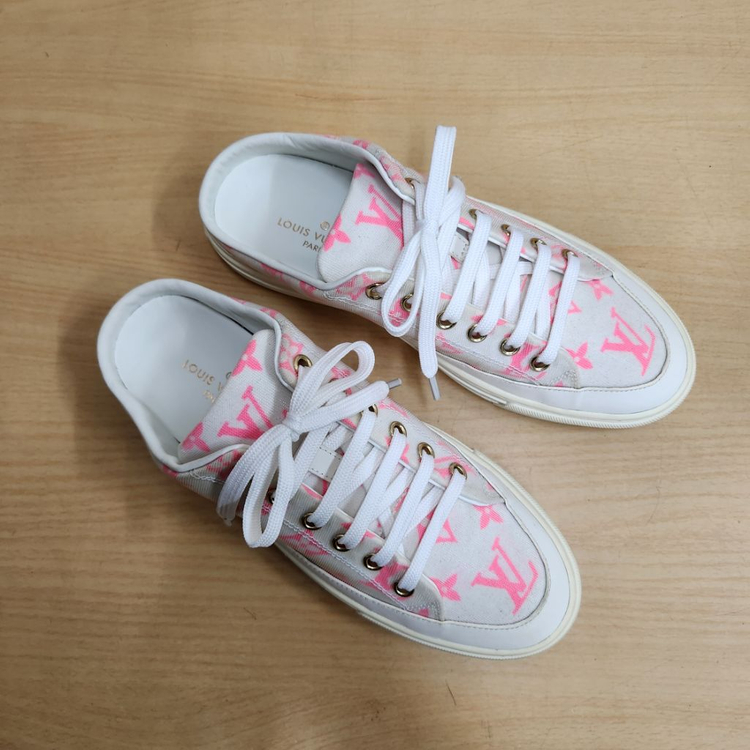 정품 루이비통 여성 뮬 슬리퍼 스니커즈 37 이미지