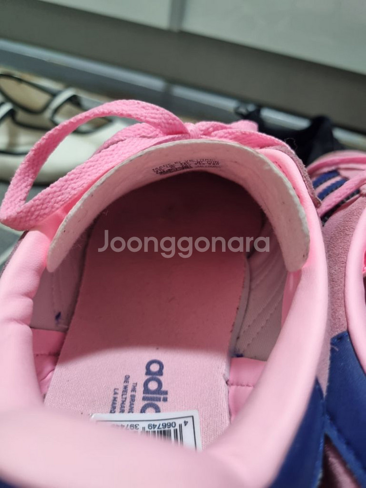 아디다스 가젤 볼드 핑크 글로우 빅토리 블루 245mm--5