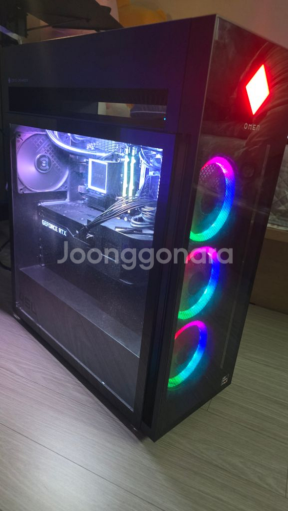 HP 오멘 게이밍 PC 라이젠 5800X RTX3080--1