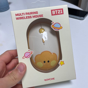 BT21 미니니 무소음 무선 마우스 새상품 판매