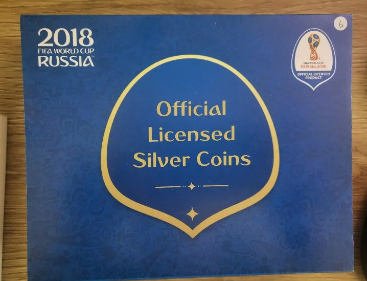 FIFA 러시아 월드컵 3루블 은화 4개
