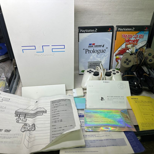 PS2 게임기55005,메모리,게임CD,박스,설명서