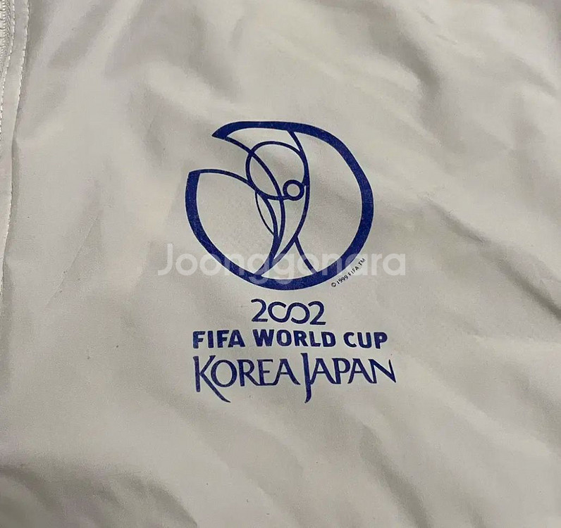 정품 아디다스 2002 월드컵 반집업 바람막이 아노락--4