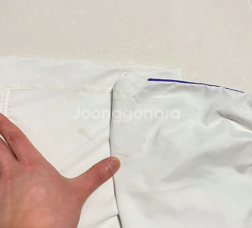 정품 아디다스 2002 월드컵 반집업 바람막이 아노락--8