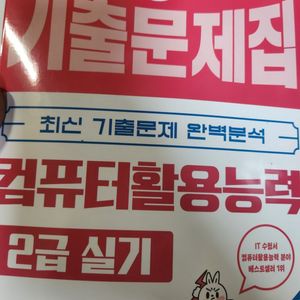 2024 시나공 컴활 2급 실기 기출문제집(재단된 새책