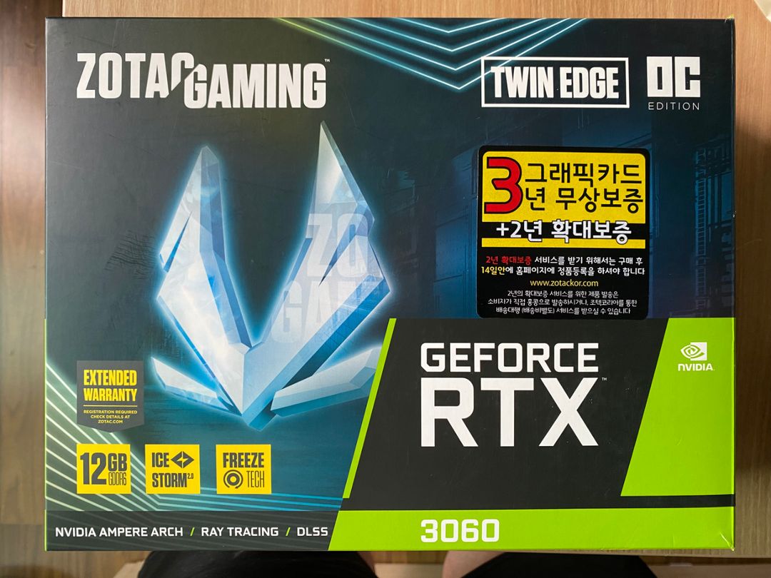 ZOTAC RTX3060 Twin Edge 12GB