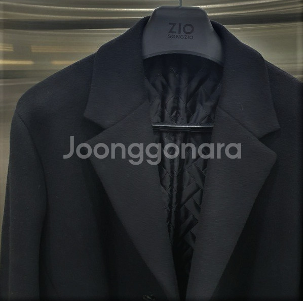 지오송지오 ZIO SONGZIO 캐시미어 코트 블랙--1