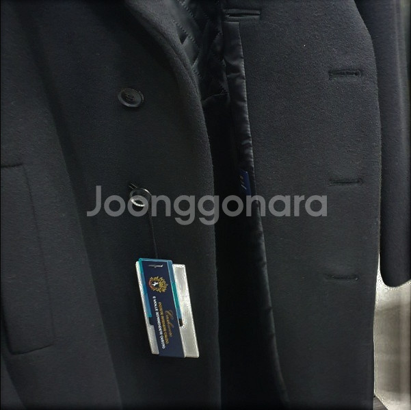 지오송지오 ZIO SONGZIO 캐시미어 코트 블랙--3
