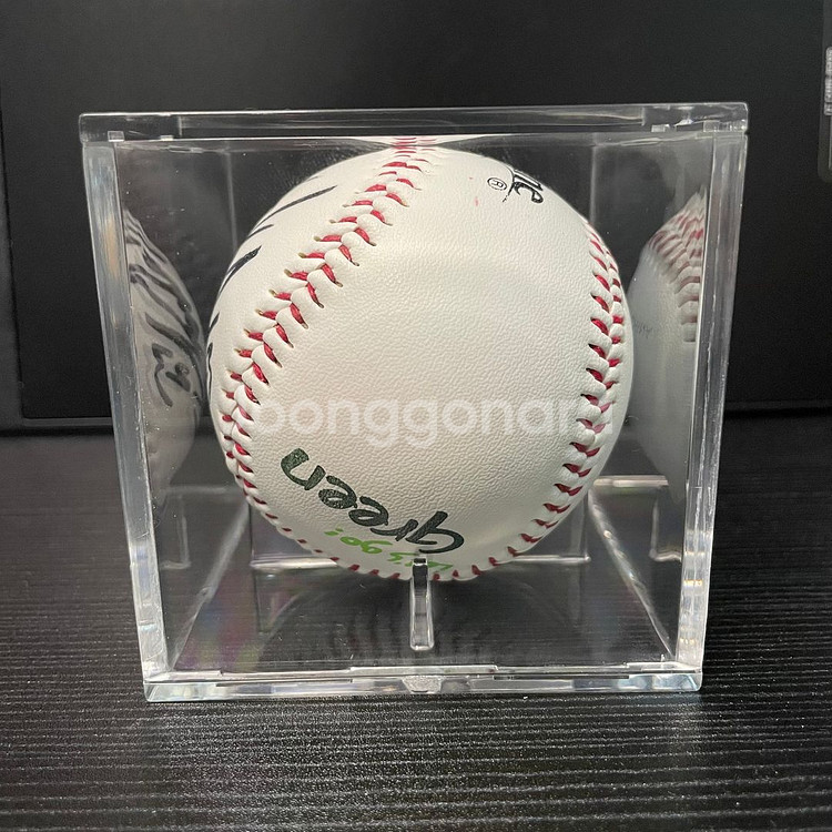 안치용 SK 와이번스 스카이라인 친필 싸인볼 kbo--1