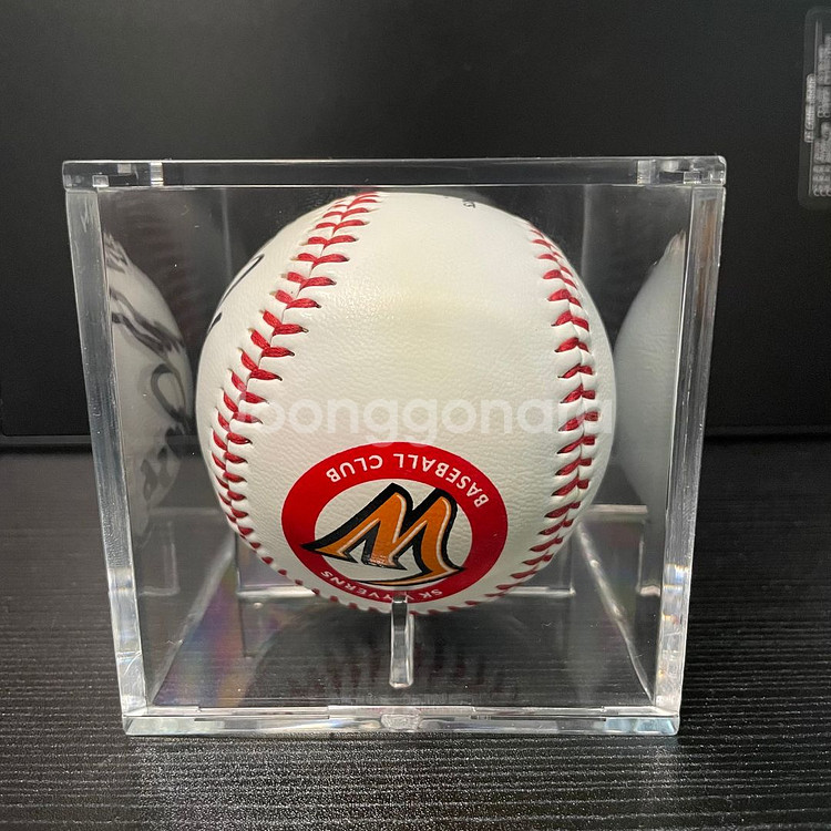 박정권 SK 와이번스 로고 친필 싸인볼 kbo--1