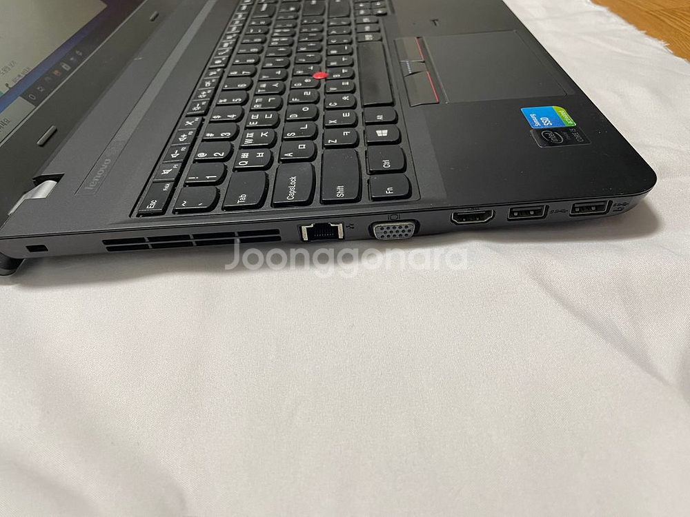 레노버 씽크패드 노트북 15.6 인치 삼성 SSD128--7