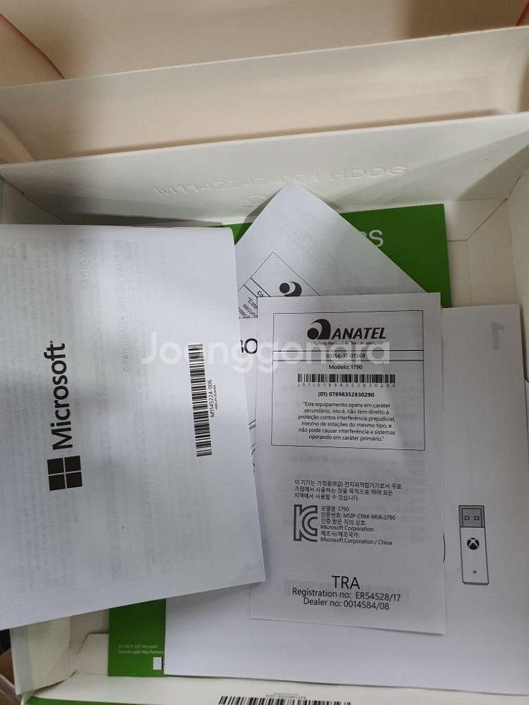 Xbox 패드&무선 어댑터 세트 판매--3