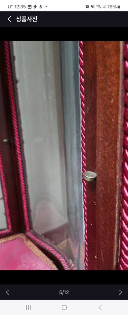 빈티지 오리지널 엔틱 장식장 이미지