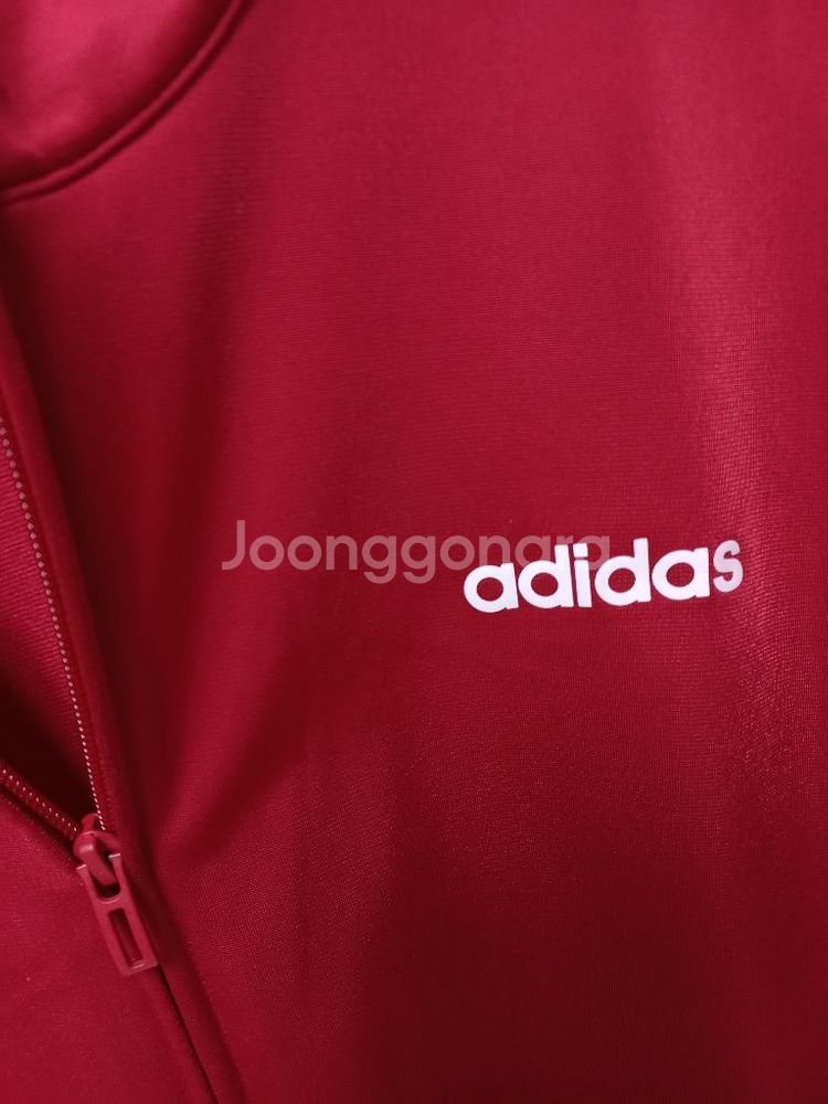 아디다스 대장급 버건디 트랙탑 저지 져지집업 110--2