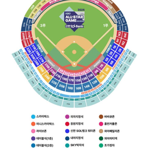 kbo 프로야구 올스타전 3,4층 지정석 4연석