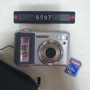 삼성캐녹스 S 800 디지털카메라 AA건전지 파우치포함