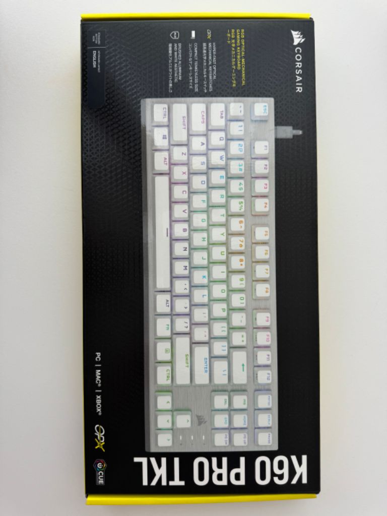 커세어 K60 RGB PRO TKL OPX 키보드