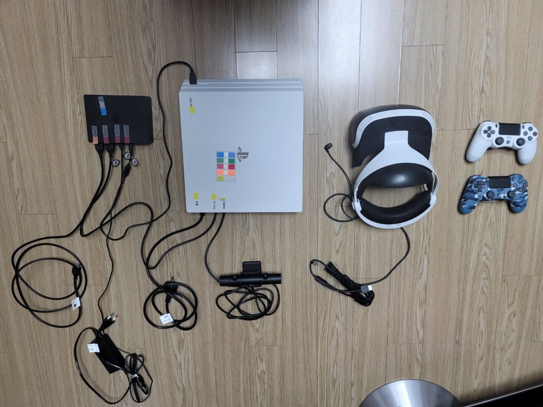 PS4 PRO (플스4 프로) + VR + 레이싱 휠