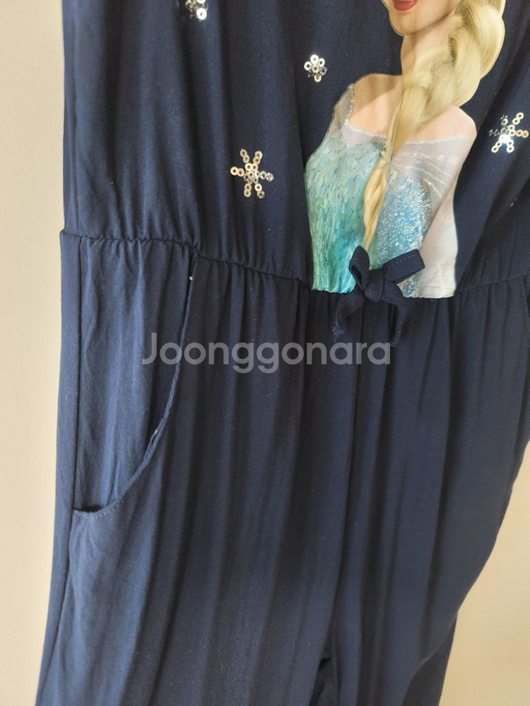 택포)6세 H&M 키즈 바디수트 (겨울왕국 엘사)--4