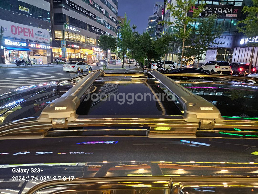 툴레 가로바 BMW X7 윙바 엣지 블랙 저상형 958--3