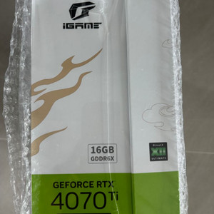 4070ti super 불칸 용 에디션 화이트 미개봉