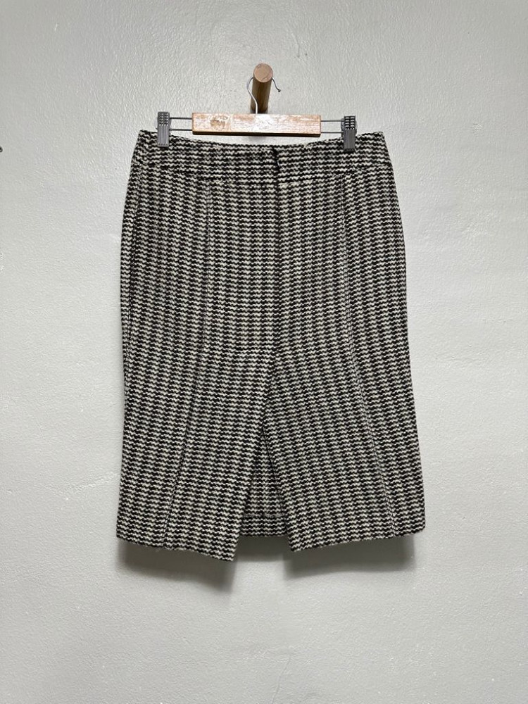 엠포리오 아르마니 트위드 울 스커트--3