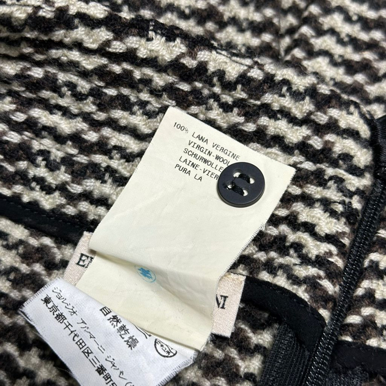 엠포리오 아르마니 트위드 울 스커트--7