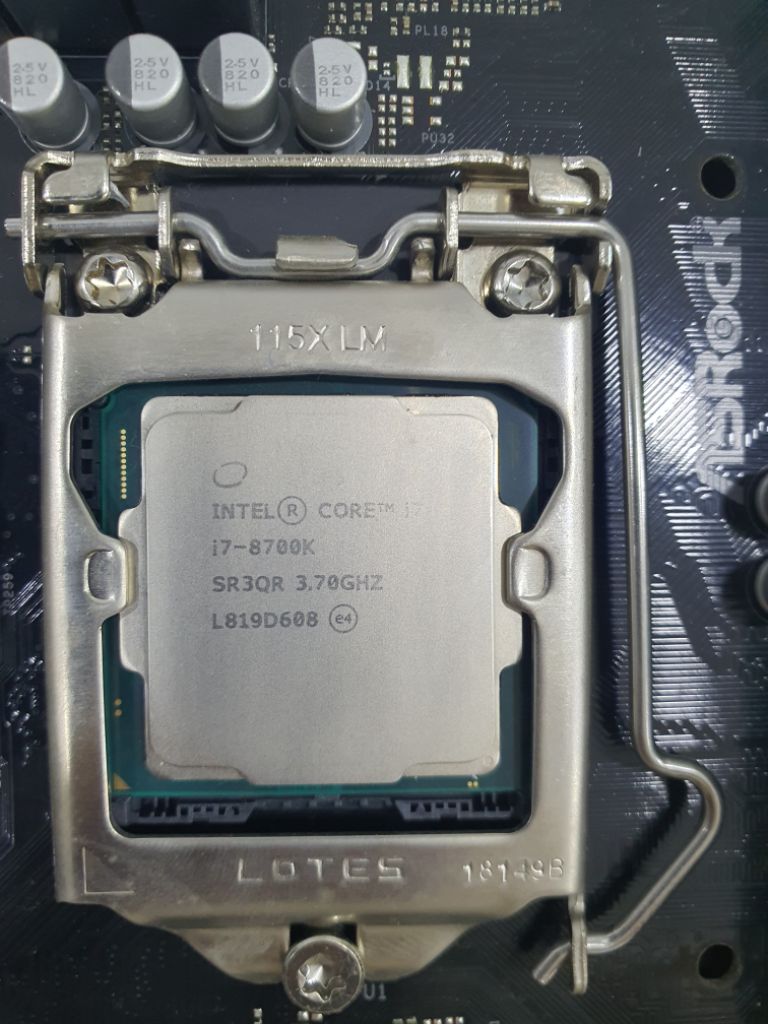 i7 8700k, b360m, ddr4 각개판매 가능