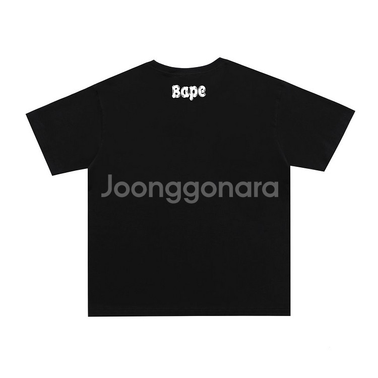{새상품}베이프 카모 반팔티셔츠 #D030 블랙레드--1